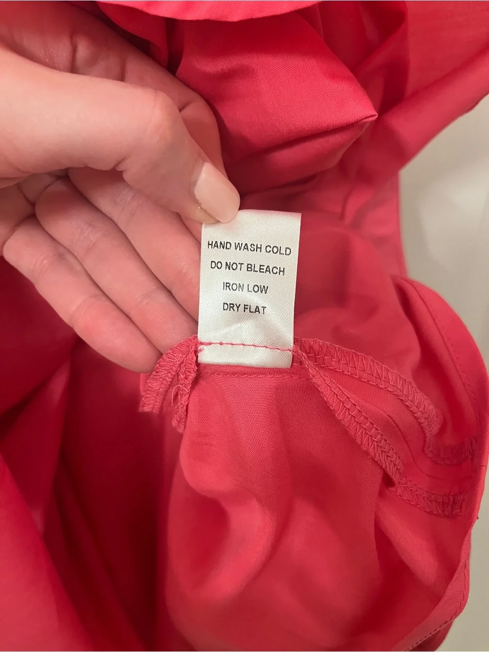 Pink Ruffle-Back Satin Mini Dress - Picture 6 of 8